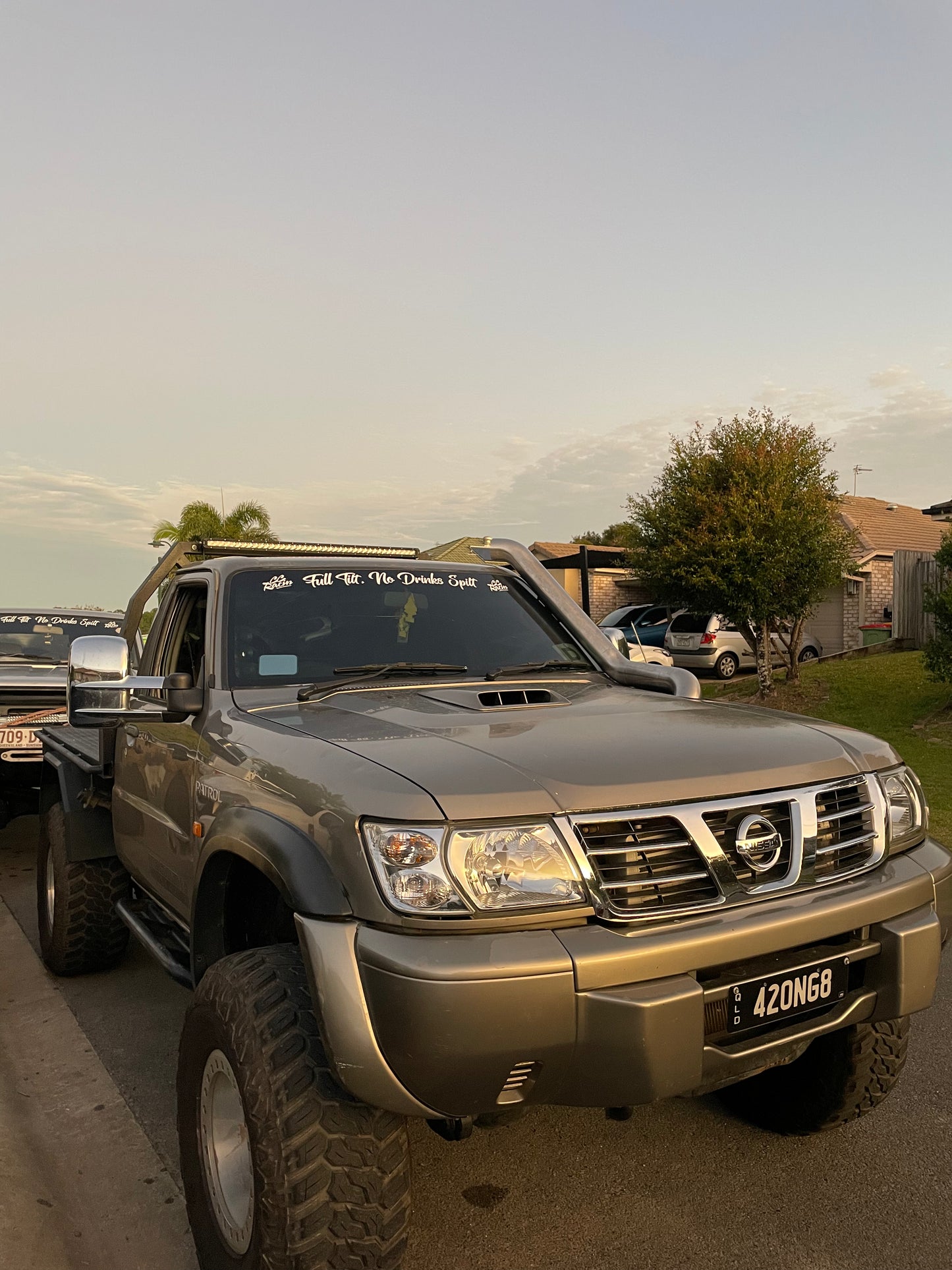 Full Tilt No Drinks Spilt Window Banner