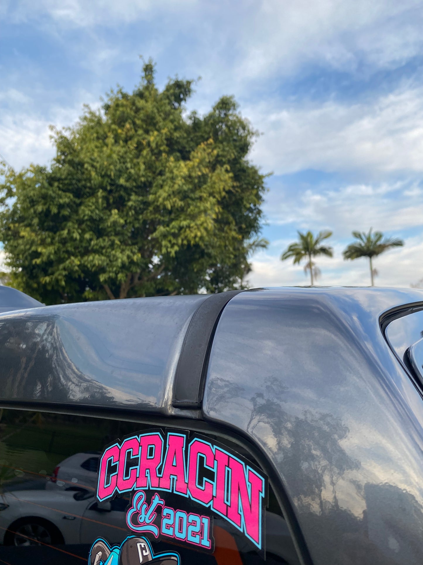 CC Racin Premium Logo Sticker (small)