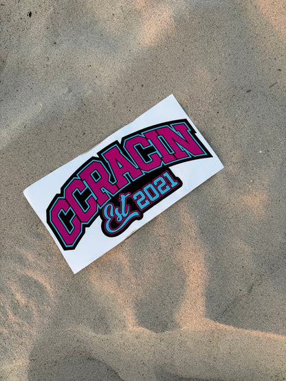CC Racin Premium Logo Sticker (Medium)