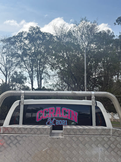 CC Racin Premium Logo Sticker (Large)