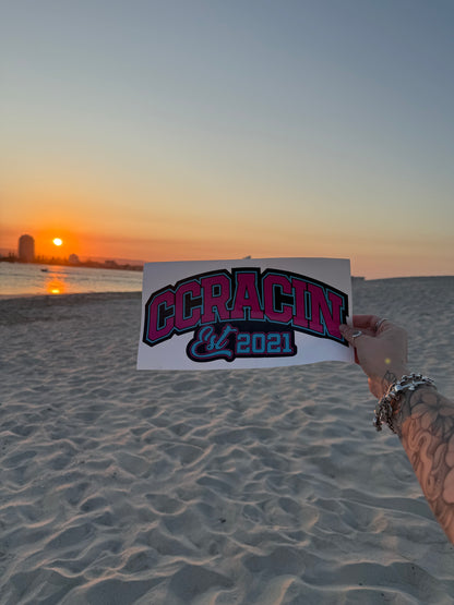 CC Racin Premium Logo Sticker (Medium)