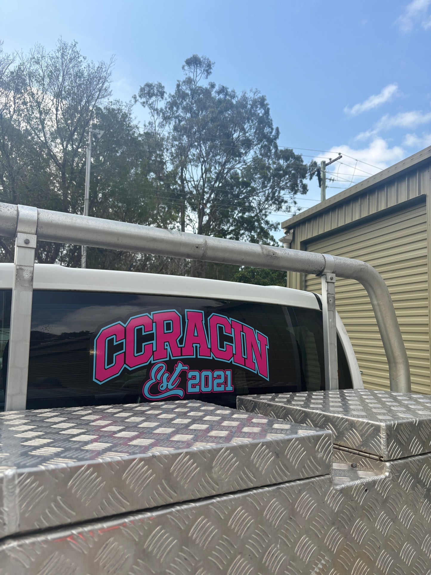 CC Racin Premium Logo Sticker (Large)