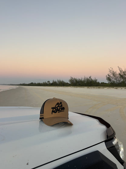 CC Racin Beige Trucker Cap